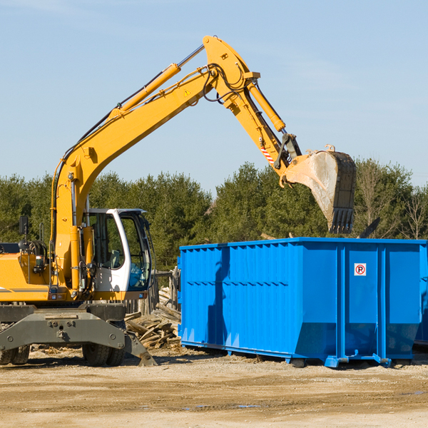 are there any restrictions on where a residential dumpster can be placed in Barnes County ND